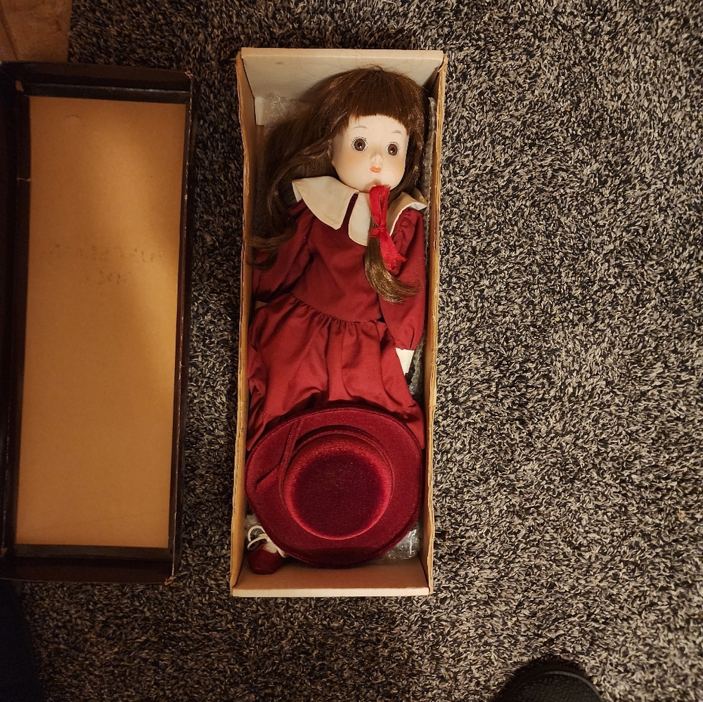 Vintage Porcelain Doll in Box